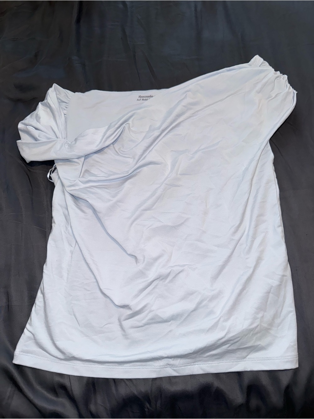 Abercrombie & Fitch Off-Shoulder White Women's Top